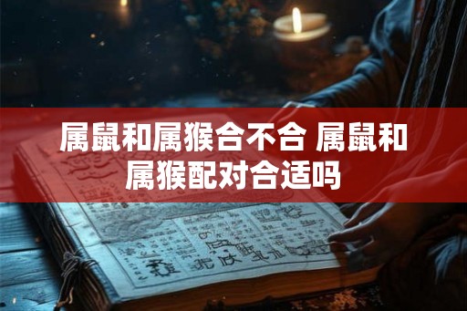 属鼠和属猴合不合 属鼠和属猴配对合适吗