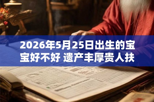 2026年5月25日出生的宝宝好不好 遗产丰厚贵人扶持