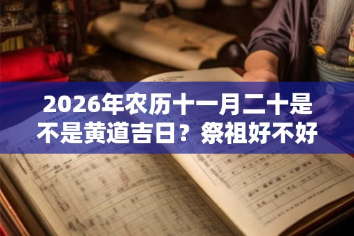 2026年农历十一月二十是不是黄道吉日？祭祖好不好？