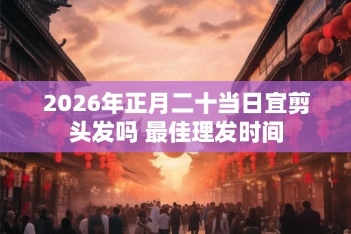 2026年正月二十当日宜剪头发吗 最佳理发时间