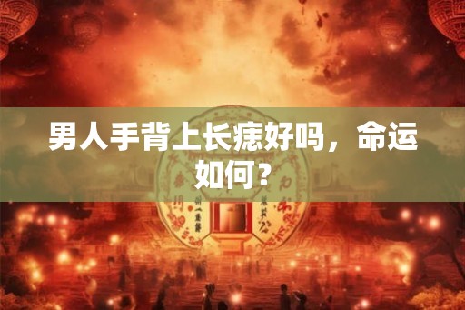男人手背上长痣好吗，命运如何？