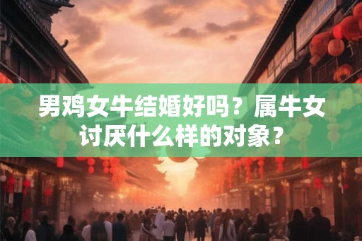 男鸡女牛结婚好吗？属牛女讨厌什么样的对象？