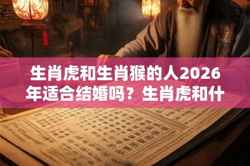 生肖虎和生肖猴的人2026年适合结婚吗?生肖虎和什么生肖结婚好? 生肖虎和生肖猴的人2026年适合结婚吗?生肖虎和什么生肖结婚好?