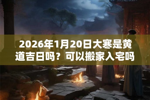 2026年1月20日大寒是黄道吉日吗？可以搬家入宅吗？