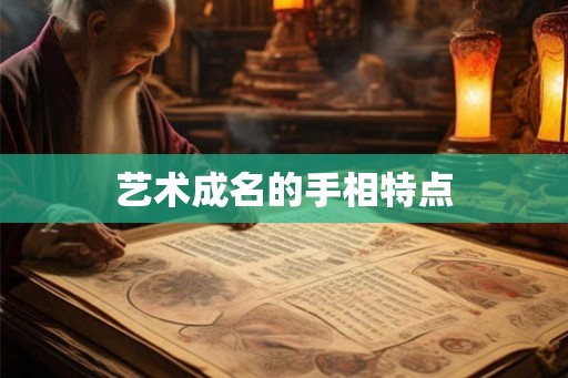 艺术成名的手相特点