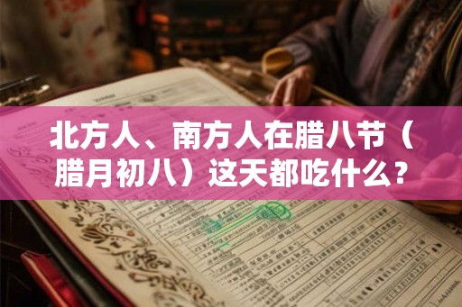 北方人、南方人在腊八节（腊月初八）这天都吃什么？有区别吗？