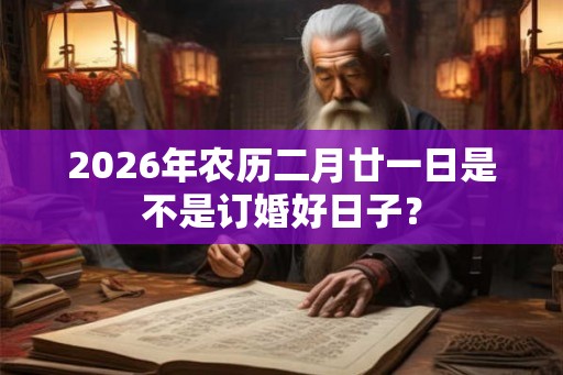 2026年农历二月廿一日是不是订婚好日子？
