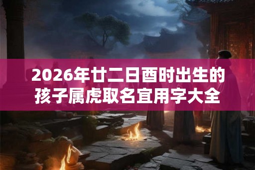 2026年廿二日酉时出生的孩子属虎取名宜用字大全