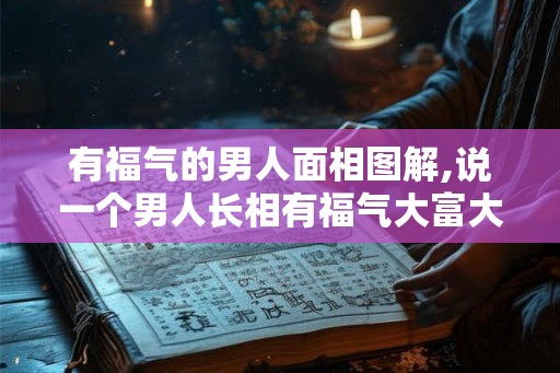 有福气的男人面相图解,说一个男人长相有福气大富大贵样子