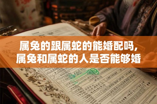 属兔的跟属蛇的能婚配吗,属兔和属蛇的人是否能够婚配？