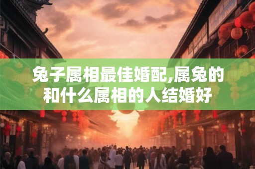 兔子属相最佳婚配,属兔的和什么属相的人结婚好