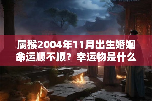 属猴2004年11月出生婚姻命运顺不顺？幸运物是什么？
