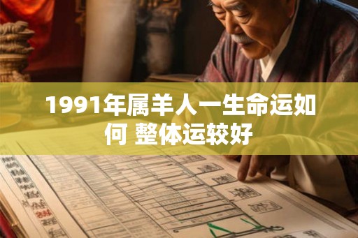 1991年属羊人一生命运如何 整体运较好