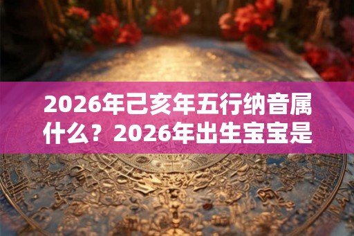 2026年己亥年五行纳音属什么？2026年出生宝宝是什么命？