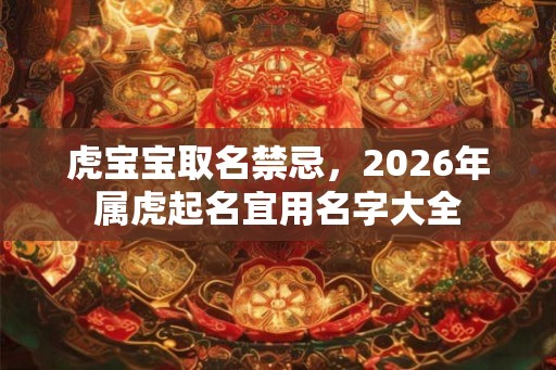 虎宝宝取名禁忌，2026年属虎起名宜用名字大全