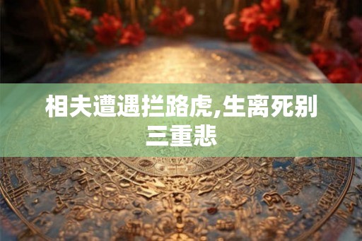 相夫遭遇拦路虎,生离死别三重悲
