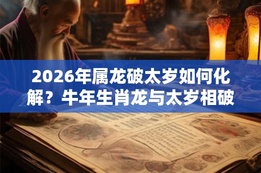 2026年属龙破太岁如何化解？牛年生肖龙与太岁相破佩戴什么？