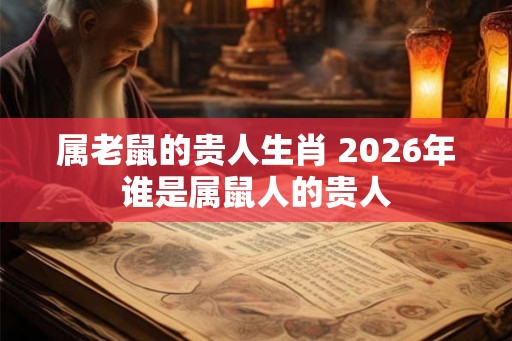 属老鼠的贵人生肖 2026年谁是属鼠人的贵人