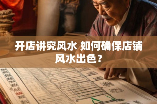 开店讲究风水 如何确保店铺风水出色？