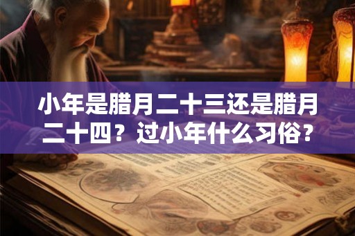 小年是腊月二十三还是腊月二十四？过小年什么习俗？