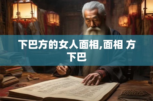 下巴方的女人面相,面相 方下巴 下巴方的女人面相,面相 方下巴