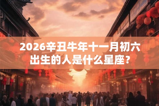 2026辛丑牛年十一月初六出生的人是什么星座？