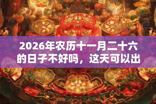 2026年农历十一月二十六的日子不好吗，这天可以出殡吗？