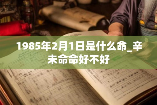 1985年2月1日是什么命_辛未命命好不好