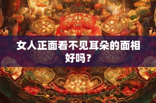 女人正面看不见耳朵的面相好吗？