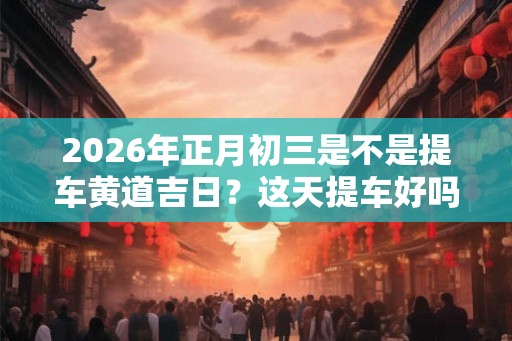 2026年正月初三是不是提车黄道吉日？这天提车好吗