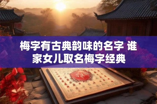 梅字有古典韵味的名字 谁家女儿取名梅字经典