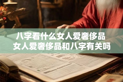八字看什么女人爱奢侈品 女人爱奢侈品和八字有关吗