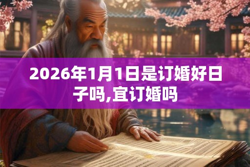2026年1月1日是订婚好日子吗,宜订婚吗