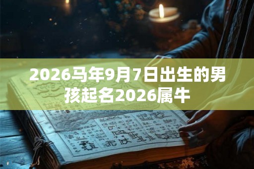 2026马年9月7日出生的男孩起名2026属牛 2026马年9月7日出生的男孩起名2026属牛