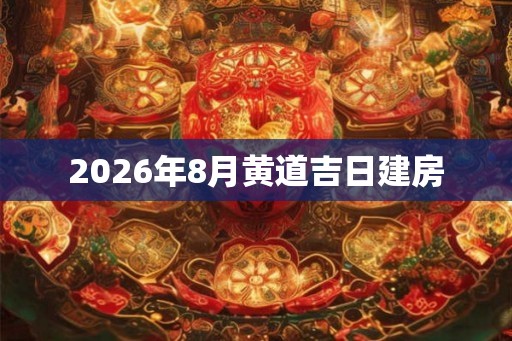 2026年8月黄道吉日建房