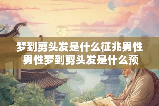 梦到剪头发是什么征兆男性 男性梦到剪头发是什么预兆 梦到剪头发是什么征兆男性 男性梦到剪头发是什么预兆