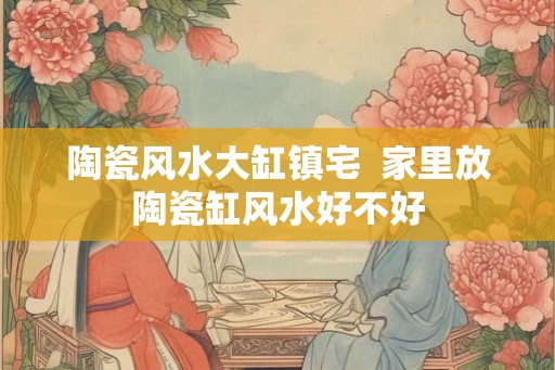 陶瓷风水大缸镇宅  家里放陶瓷缸风水好不好