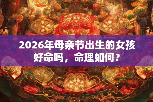 2026年母亲节出生的女孩好命吗，命理如何？