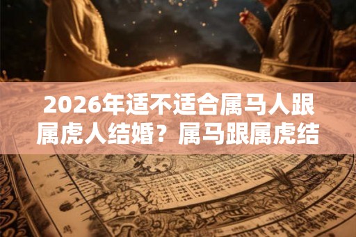2026年适不适合属马人跟属虎人结婚？属马跟属虎结婚好吗？