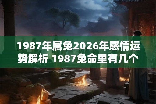 1987年属兔2026年感情运势解析 1987兔命里有几个孩子