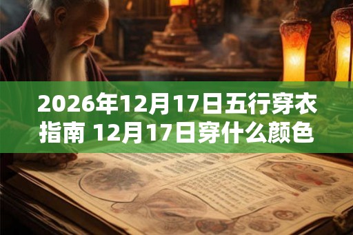 2026年12月17日五行穿衣指南 12月17日穿什么颜色的衣服