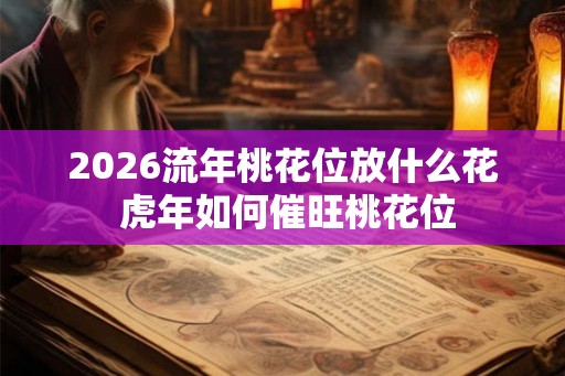 2026流年桃花位放什么花 虎年如何催旺桃花位