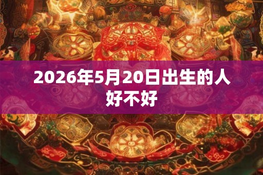 2026年5月20日出生的人好不好