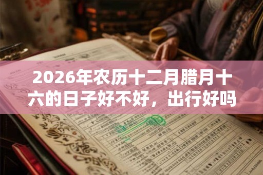 2026年农历十二月腊月十六的日子好不好，出行好吗？