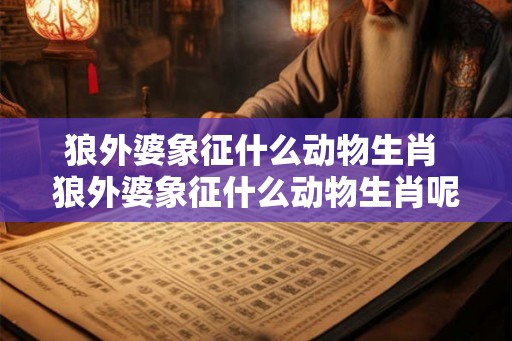 狼外婆象征什么动物生肖 狼外婆象征什么动物生肖呢 狼外婆象征什么动物生肖 狼外婆象征什么动物生肖呢