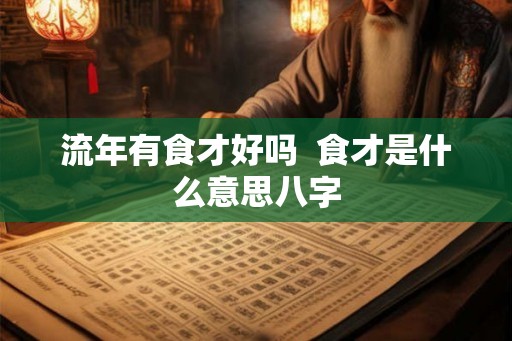 流年有食才好吗  食才是什么意思八字