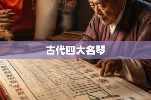 古代四大名琴