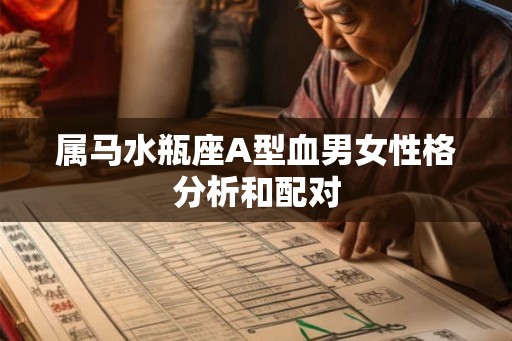 属马水瓶座A型血男女性格分析和配对 属马水瓶座A型血男女性格分析和配对