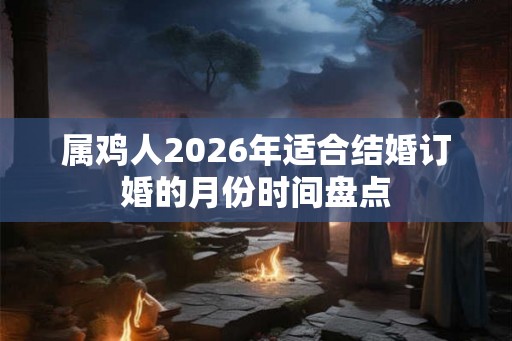 属鸡人2026年适合结婚订婚的月份时间盘点 属鸡人2026年适合结婚订婚的月份时间盘点
