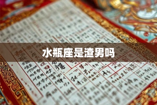 水瓶座是渣男吗
